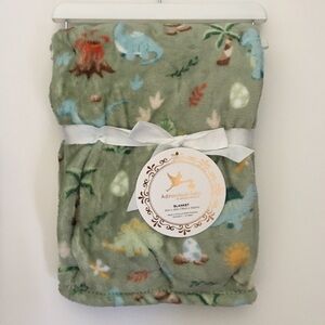 NEW My Cozy Baby Blanket Dinosaur Theme Green Soft Lightweight | Adirondack Baby